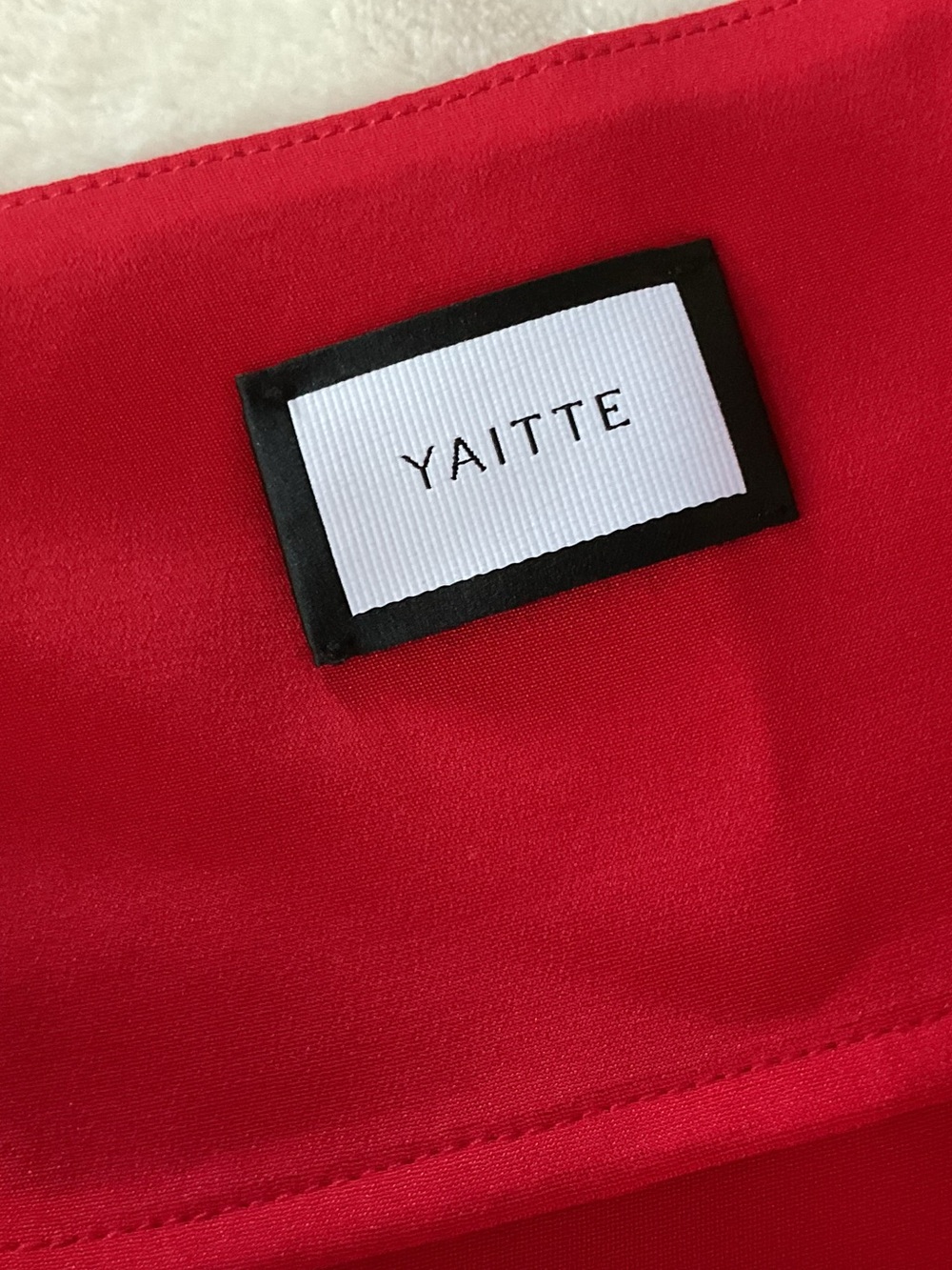 Yaitte Paros silk crepe mini dress, Red, Medium - Picture 7 of 9